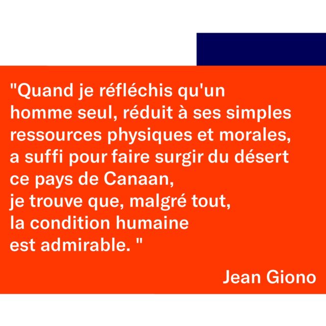 .
L'Homme qui plantait les arbres
1953 - Reader's Digest

#chefdoeuvre #citation #roman #memoire #ecrire #desertification #jeangiono #nouvelle #parabole